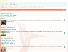 Tablet Screenshot of ojosdebelladona.com
